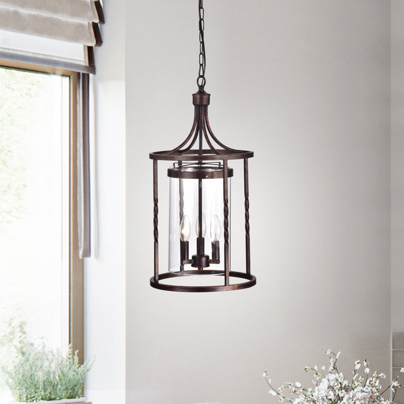 Red Barrel Studio® 3 - Light Lantern Cylinder Pendant | Wayfair